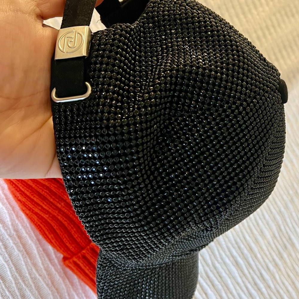 Black Rhinestone Baseball Cap - image 6